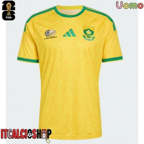 Sudafrica Prima Maglia Mondiali 2026 Manica Corta